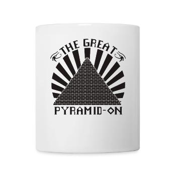 La Grande Pyramide - Mug blanc - blanc - Devant