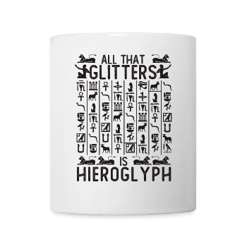 S’extasier sur les hiéroglyphes - Mug blanc - blanc - Devant