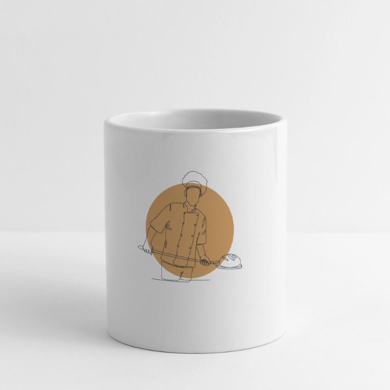 Lineart Bread Dough Bread Maker Bread Queen Bread Mug