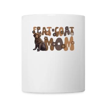 Flat Coated Retriever Groovy Flat-Coat Mom - Mug - white - Front
