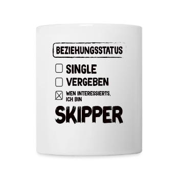 Skipper Relationship Status Skipper Sailing Sailor - Mug - white - Front