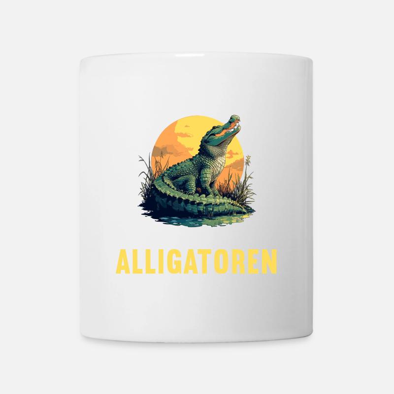 Alligatoren Alligator - Tasse - Weiß