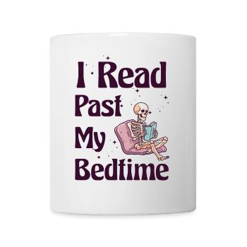 I read skeleton after bedtime - Mug - white - Front