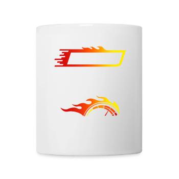 Tuner, Autofan, Racer, schnnelle Autos, Tuning - Tasse - Weiß - Vorne