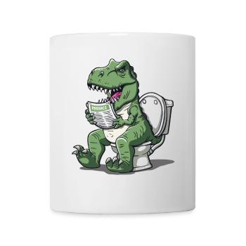 Der Humor Der Paläontologie Dinosaurier - Tasse - Weiß - Vorne