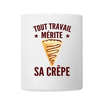 Every job deserves its pancake! Crepe Humor Gift - Mug - white - Front