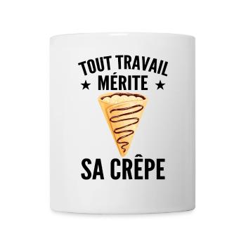 Every job deserves its pancake! Crepe Humor Gift - Mug - white - Front