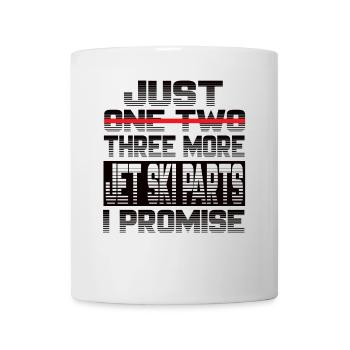 Juste une pièce de plus pour le jet ski, je promets le jet ski - Mug blanc - blanc - Devant