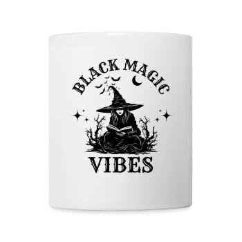 Schwarze Magie Vibes Lustige Hexenmagie - Tasse - Weiß - Vorne