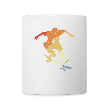 Vintage Skateboarding Graphic - Mug - white - Front