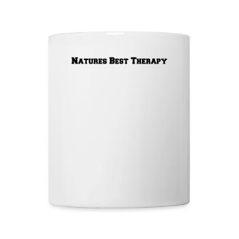 Wandern - Natures Best Therapy - Tasse - Weiß - Vorne