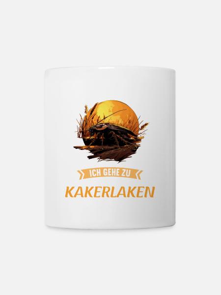 Cockroach Kakerlaken Kakerlake - Tasse - Weiß