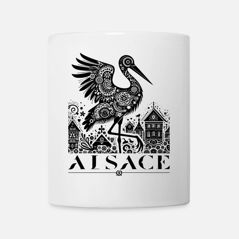 ELSASS - Tasse - Weiß