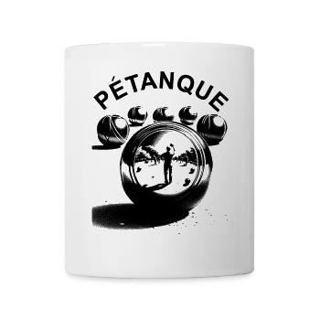 Pétanque - Tasse - Weiß - Vorne