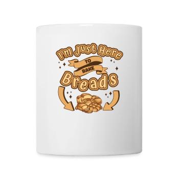 Nur hier, um Brote zu backen Brotbackautomat Brotteig - Tasse - Weiß - Vorne
