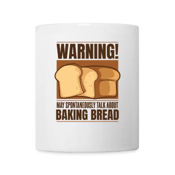 Peut parler spontanément de l’amateur de pain de cuisson - Mug blanc - blanc - Devant