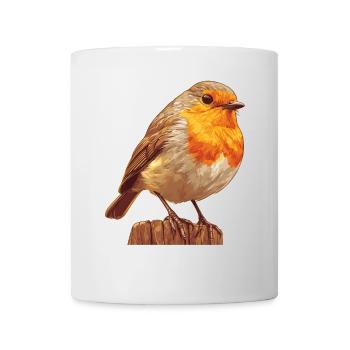 Robin Rotkehlchen - Mug - white - Front