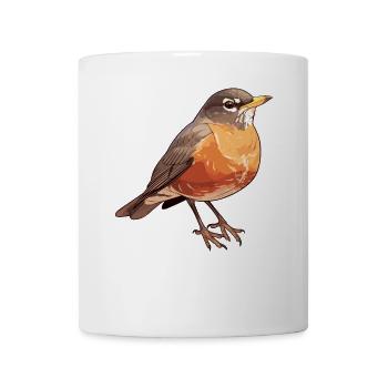 Robin Rotkehlchen - Mug - white - Front
