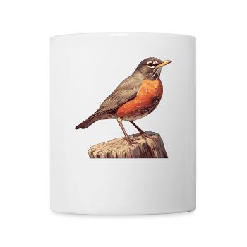 Robin Rotkehlchen - Mug - white - Front