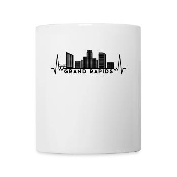Heartbeat Skyline États-Unis Grand-Rapids - Mug blanc - blanc - Devant
