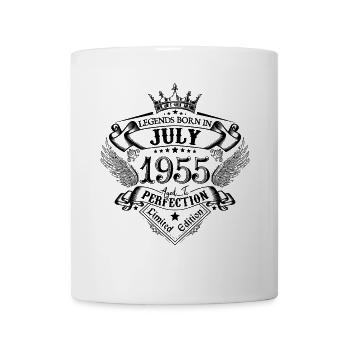 1955 Juillet 1955 anniversaire Juillet 1955 - Mug blanc - blanc - Devant