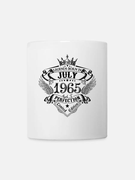 1965 Juillet 1965 anniversaire Juillet 1965 - Mug blanc - blanc