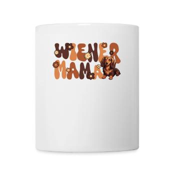 Dachshund Groovy Viennese Mom - Mug - white - Front