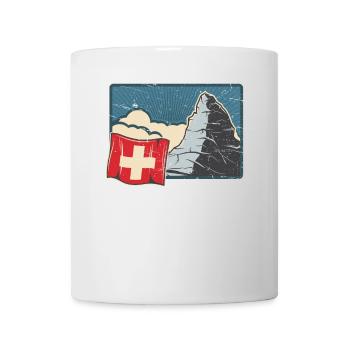 Switzerland Holidays Skiing Hiking Mountains Switzerland - Mug - white - Front