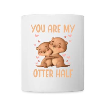 You Are My Otter Half Valentinstag - Tasse - Weiß - Vorne