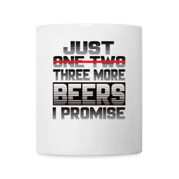 Juste une bière de plus que je promets au buveur de bière - Mug blanc - blanc - Devant