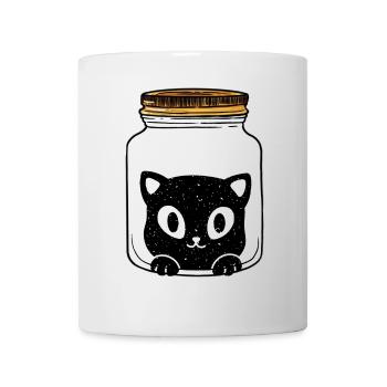Katze Katzen Geschenkidee - Tasse - Weiß - Vorne