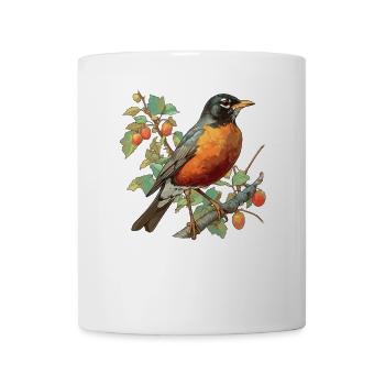 Robin Rotkehlchen - Mug - white - Front