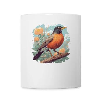 Robin Rotkehlchen - Mug - white - Front