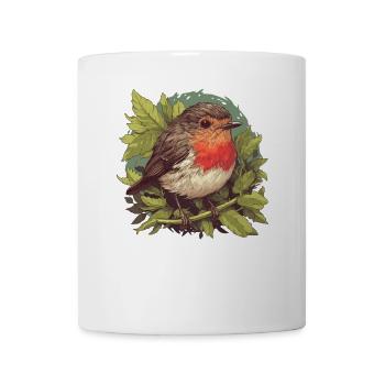 Robin Rotkehlchen - Mug - white - Front