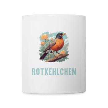 Robin Rotkehlchen - Mug - white - Front