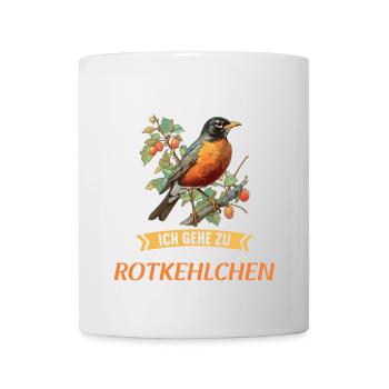 Robin Rotkehlchen - Mug - white - Front