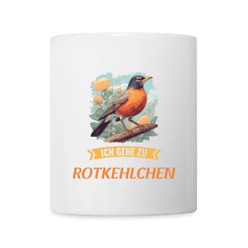 Robin Rotkehlchen - Mug - white - Front