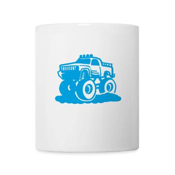 Monstertruck Vater - Tasse - Weiß - Vorne