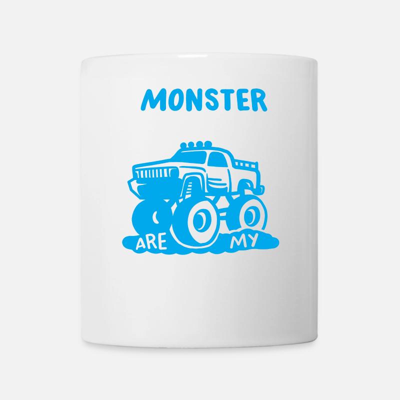 Monstertruck Truck - Tasse - Weiß