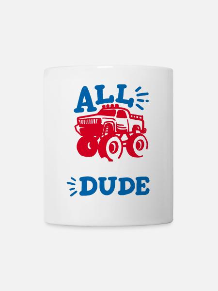 Monster Truck - Tasse - Weiß