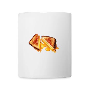 Sandwich au fromage grillé - Mug blanc - blanc - Devant