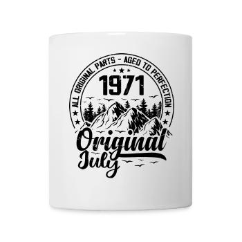 1971 July Original: 53 Years Anniversary Gift - Mug - white - Front