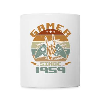 Gamer Since 1959 - Gaming Cadeau Anniversaire 1959 - Mug blanc - blanc - Devant
