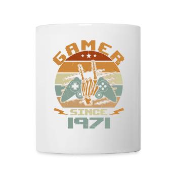 Gamer Since 1971 - Gaming Birthday Gift 1971 - Mug - white - Front