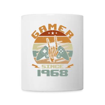 Gamer seit 1968 - Gaming Geburtstagsgeschenk 1968 - Tasse - Weiß - Vorne