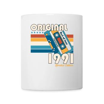 33rd Birthday Cassette June 1991 Vintage 1991 - Mug - white - Front