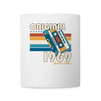 55. Geburtstag Kassette Juni 1969 Jahrgang 1969 - Tasse - Weiß - Vorne