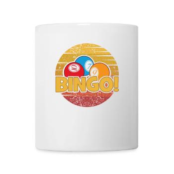 Retro Professional Caller Daubers Bingo Lover - Tasse - Weiß - Vorne