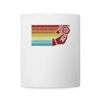 Retro Daubers Professioneller Anrufer Bingo Liebhaber - Tasse - Weiß - Vorne
