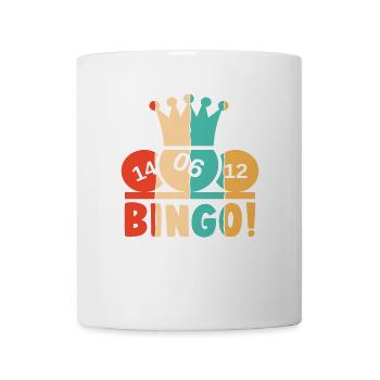 Retro Daubers Professioneller Anrufer Bingo Liebhaber - Tasse - Weiß - Vorne